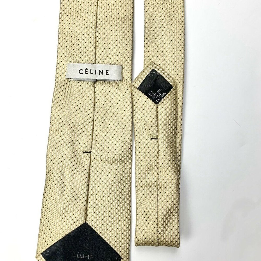CELINE PARIS mens 100% silk tie